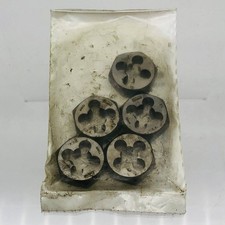 Irwin Hanson 6638 Die 10mm x 1 Hexagon High Carbon Steel 1in Across Flat RH 5pk