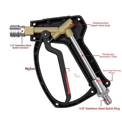 #ad 4080 PSI Pressure Washer Tool with Stainless Steel Tip Water Jet Nozzle $63.55