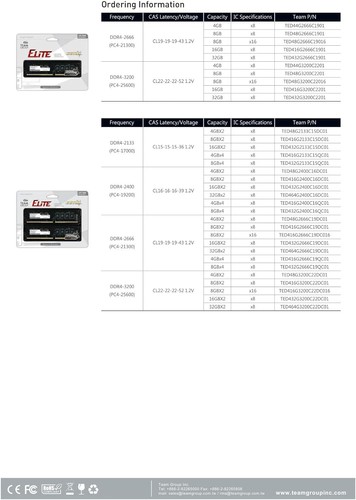 Team ELITE 16GB UDIMM DDR4 2666 16 GB - Picture 7 of 9