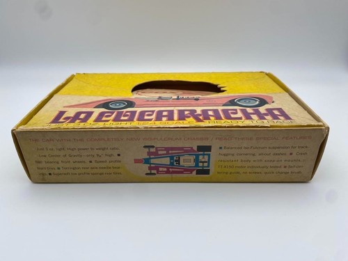 1960s Cox La Cucaracha 1/24 Slot Car Orange rare Vintage Complete w/ Box - Picture 11 of 15