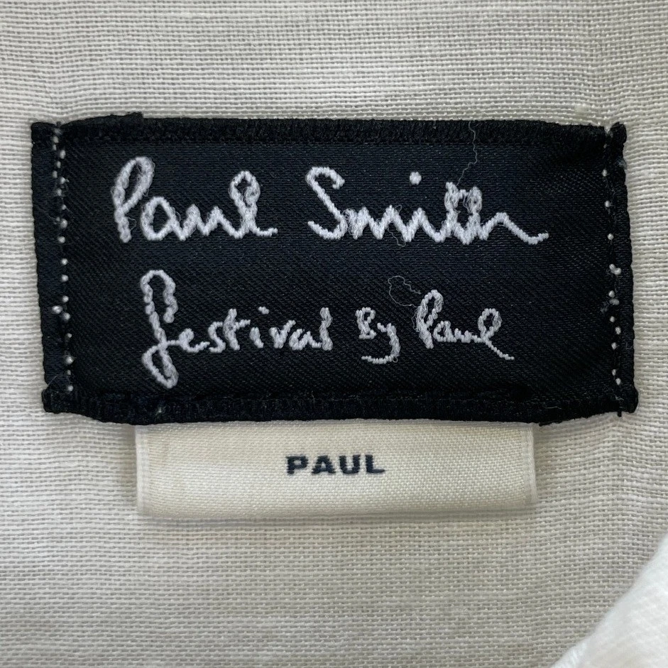 Chaqueta Camisa Paul Smith Abotonada Para Mujer Talla 38 Pequeña Blanca Informal Capas Foto 2 de 4