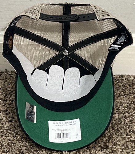 Boston Bruins '47 Brand Clean Up Black Centennial 100th Snapback Mesh Hat Cap - Bild 5 von 7
