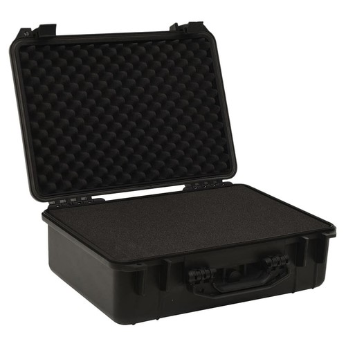 Estuche de vuelo portátil negro 18,5"x14,2"x7,1" PP - Imagen 4 de 8