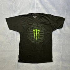 Monster Energy Unleash The Beast Promo T Shirt New Double Sided Size Large