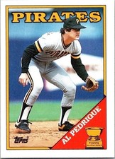 Al Pedrique Pirates 294 Topps All-Star Rookie 1988 Baseball Card. rookie card picture