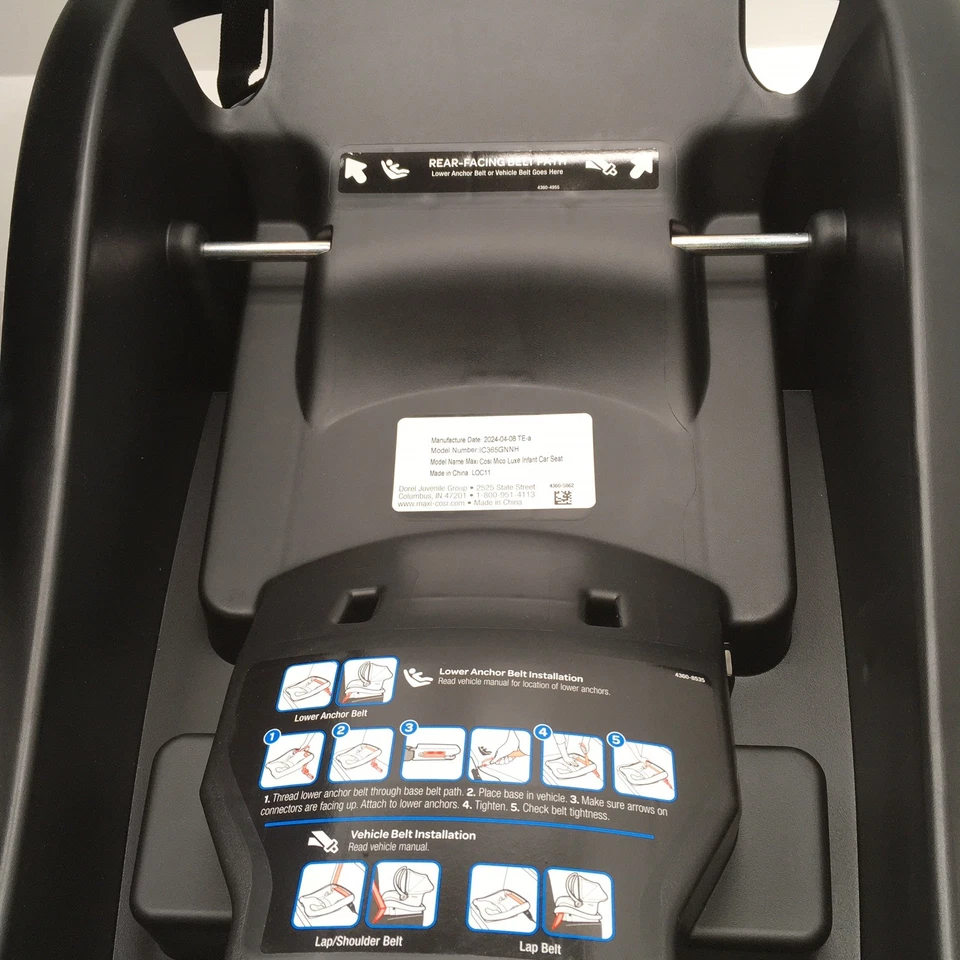 Maxi-Cosi Mico Luxe Infant Car Seat - Navy mfg 4/8/2024, Open Box - Image 4 of 4