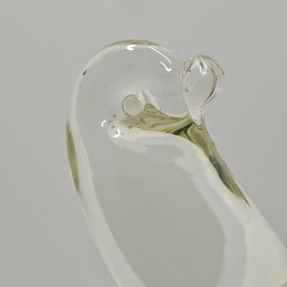 Licio Zanetti Murano Glass Sea Lion Seal Figurine Clear Signed Venetian Vintage - Image 3 of 4