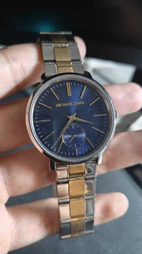 Orologio Donna Michael Kors MK3523 Jaryn Quadrante Blu Acciaio Bicolore