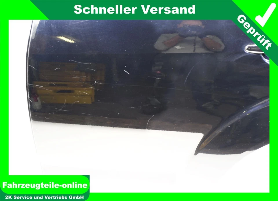 Mitsubishi Outlander II CW Tür hinten links Fahrerseite Schwarz X42 - Bild 4 von 4