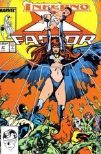 X-Factor #37 FN 6.0 1989 Stock Image