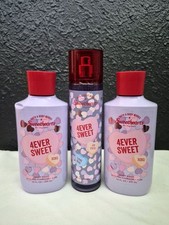 New Bath Body Works x Sweethearts "4Ever Sweet" Body Mist 2 Body Washes Set