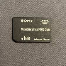 Sony Memory Stick PRO Duo 1GB MagicGate Memory Compatible for PSP MSX-M1GST