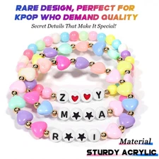 3-Pcs Bracelet Set For K-Pop Zoey Rumi Mira Fans Cosplay Gift Jewelry Birthday