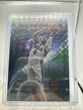 2025 Topps Chrome - Sleek Finishers Paul George Green Geometric Refractor 80/99