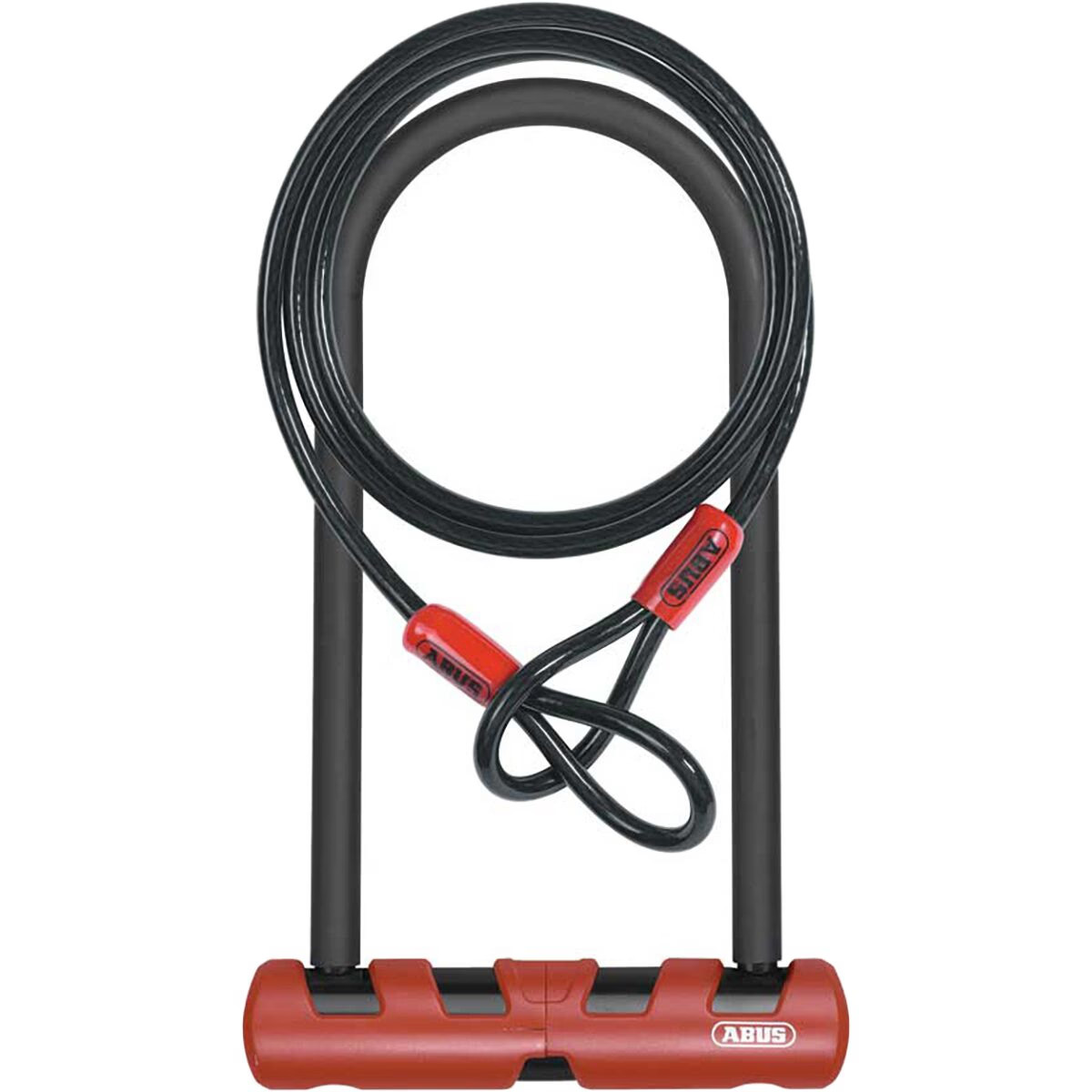 Abus Ultimate 420 Mini U-Lock and Cobra Cable Black/Red 5.5i