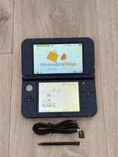 New Nintendo 3DS LL XL Metallic Blue Region Free USA Seller Top IPS