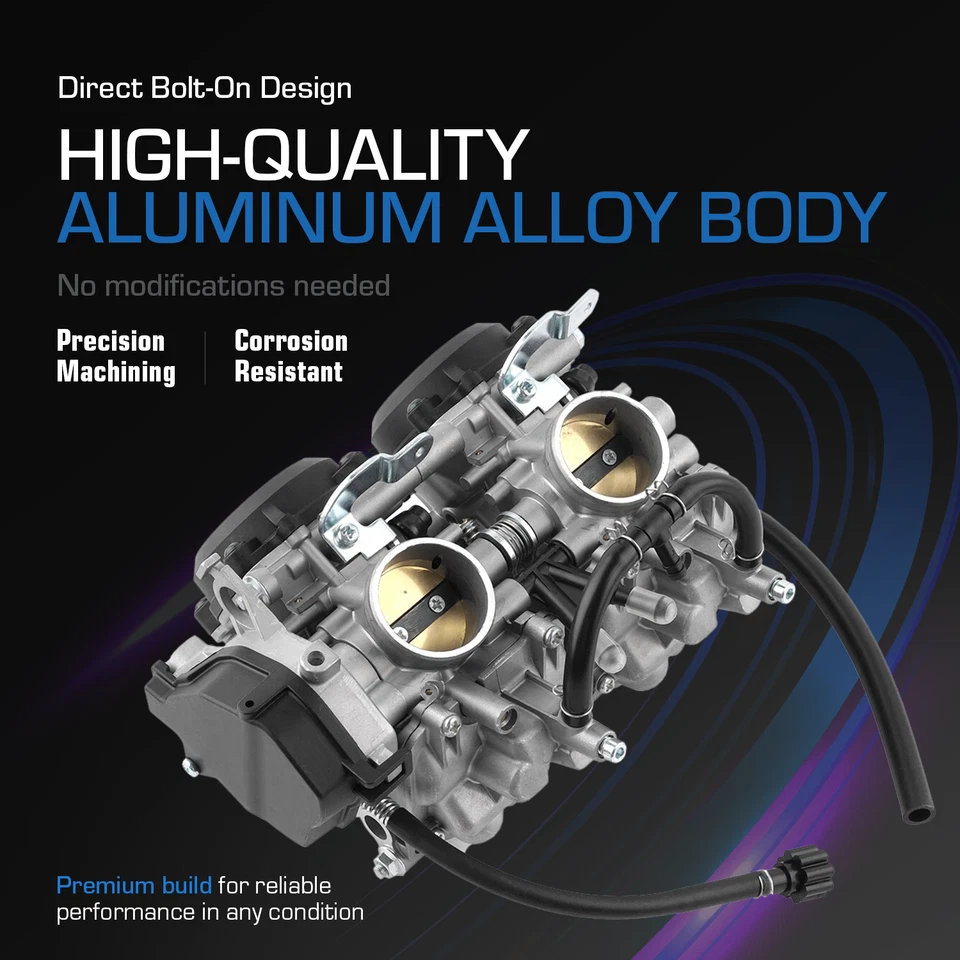 Carburetor for Kawasaki Prairie 650 KVF650 KVF700 Brute Force 650 15003-0095 - Image 3 of 4