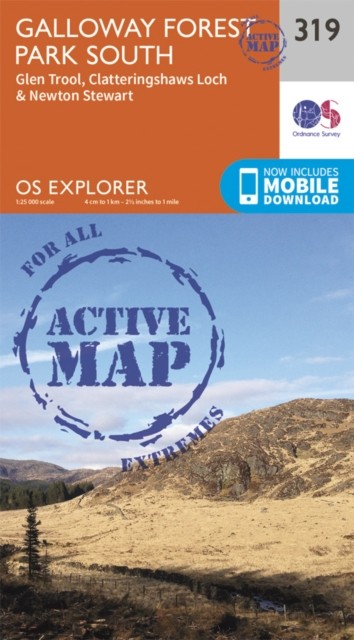 Galloway Forest Park South by Ordnance Survey (Sheet map, folded)