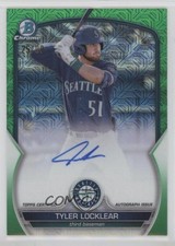 2023 Bowman Chrome Mega Box Mojo Green Refractor 25/99 Tyler Locklear Auto 1d5q