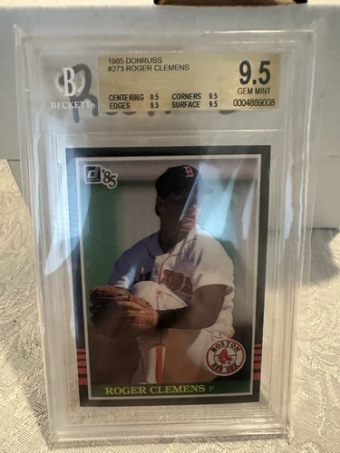 Roger Clemens Rookie Card 1985 Donruss #273 BGS 9.5 (9.5 9.5 9.5 9.5)
