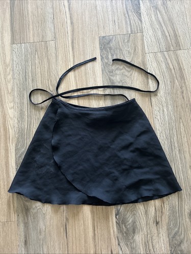 Body Wrappers Short Black Wrap Skirt Size S-M Excellent Condition