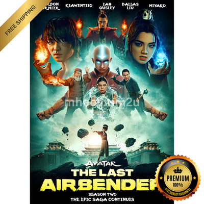 Avatar: The Last Airbender TV Series Season 1-2 2026 DVD Eng All Region FreeShip