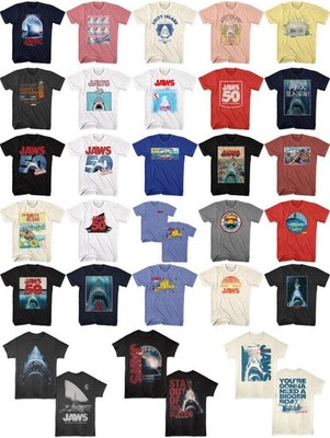Pre-Sell Jaws Great White Shark Movie Licensed T-Shirt #9