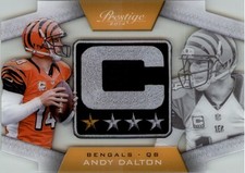 2014 Prestige Captains #5 Andy Dalton - FB