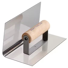KRAFT TOOL CF180 Inside Step Tool w/Wood, 8" x 4" 1/2"R