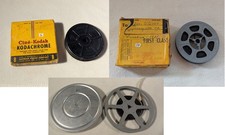 Three Vtg 1947 8mm Film Home Movie Reel  Kids Playing  Snow  Leasburg NC