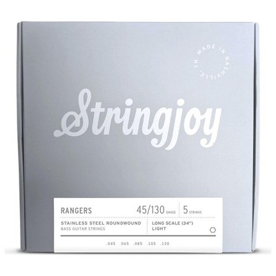 Used Stringjoy Rangers Light Gauge 5-String Long Scale Stainless Steel Bass