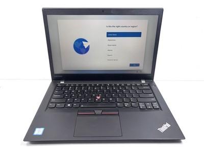 Lenovo ThinkPad T470s - 14'' FHD Touch, 2.6GHz i5, 8GB RAM, 256GB SSD, Windows 11