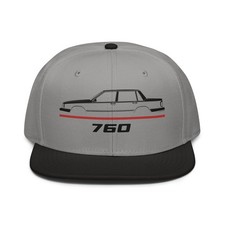 For 760 1982-1990 Fans Cap Car Graphic Snapback Hat Birthday Gift Racing Unisex
