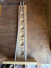 Vintage 1959 Drueke Shoot The Moon Game Skill Toy Mid Century Space Race NO BALL