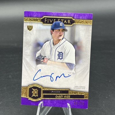 #ad #ad Casey Mize RC AU Purple Rookie Auto 25 60 2021 Topps Five Star FSA CMN $29.25