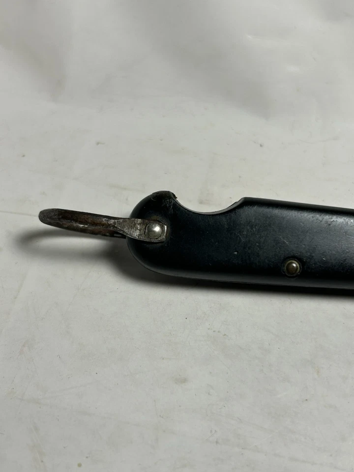 Navaja de Bolsillo Plegable De Colección Era Vietnam Camillus Estilo Marina Cuerda Hoja Única Foto 4 de 4