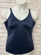 Ruby Ribbon Size 44 Heritage Cami Level 4 Support Shapewear Slimming Top Blue