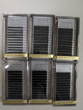 Nagaraku Premium Ellipse Individual Lashes C Curl 6 Packets 8mm To 13mm