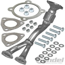 HOSENROHR ABGASROHR passend für AUDI TT 8N + SKODA OCTAVIA I 1.8 T QUATTRO