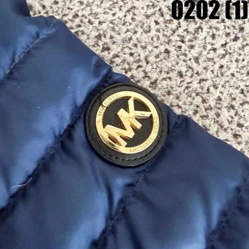 Michael Kors Navy Quilted Down Parka S Size Warm Coat
