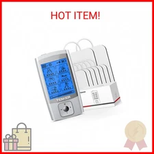 TENKER TENS Unit Muscle Stimulator, 24 Modes EMS Machine for Pain Relief Therapy