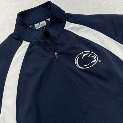 Penn State Nittany Lions Colosseum Front Zip Long Sleeve Jacket Men L Navy Blue 