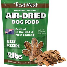 Real Meat Air Dried Dog Food w/Real Beef - 2lb Bag of USA-Crafted Grain-Free ... 24.44 per pound
