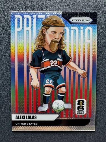 2026 Panini Prizm World Cup Alexi Lalas #26 Prizmania Insert SSP Case Hit USA