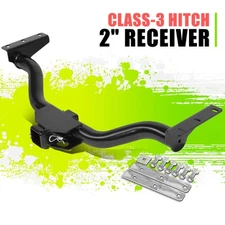 Class-3 Trailer Hitch Receiver Rear Bumper Tow Kit 2" for Nissan Xterra 00-04