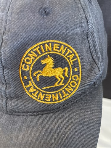 Continental Tires Hat Baseball Cap One Size Black Logo Ball Cap Men - Picture 3 of 9