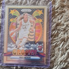 Panini 2025 Prizm WNBA Paige Bueckers Dallas Wings Groovy RC #12