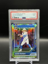 2024 Donruss Optic - #106 Justin Herbert Flex PSA - 9