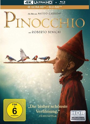 Pinocchio - 2-Disc Limited Mediabook (4K Ultra-HD/U (4K UHD Blu-ray) (UK IMPORT)