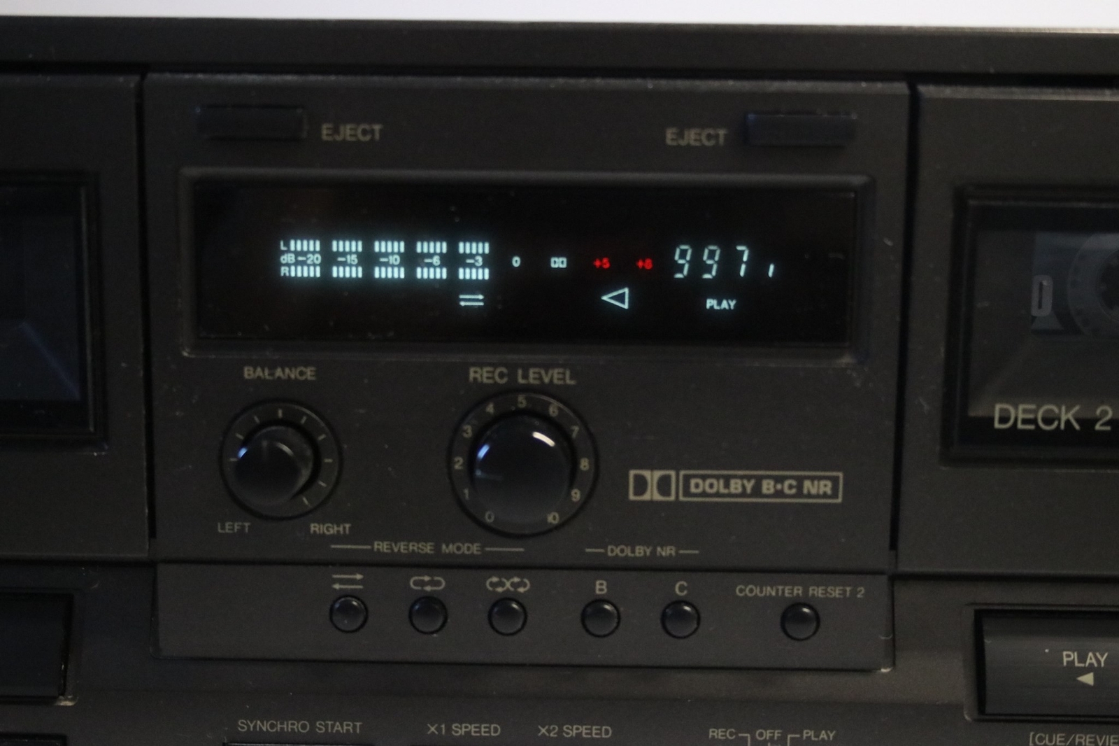 Sony Stereo Cassette Deck / Platine Magnetophone A Cassette TC-WE475